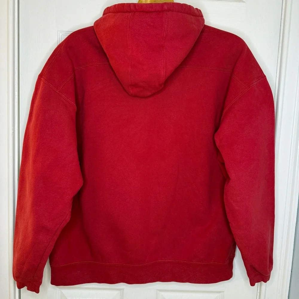 Vintage Boston Red Sox Adidas Red White Hoodie Sweatshirt Size 2XL - Picture 7 of 9